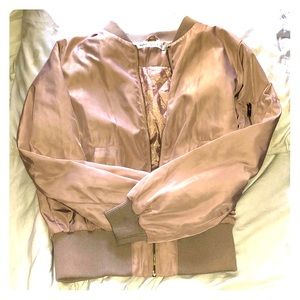 Mauve Bomber Jacket, Barely Used!